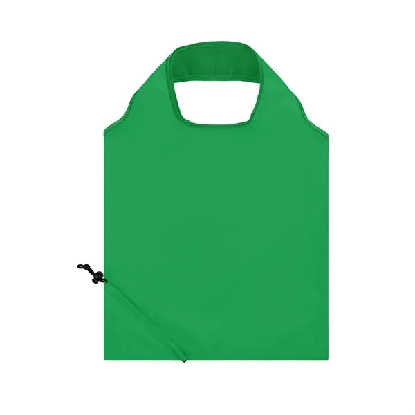 Foldaway Shopper Drawstring Pouch Tote Bag
