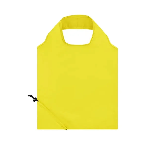Foldaway Shopper Drawstring Pouch Tote Bag