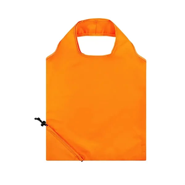 Foldaway Shopper Drawstring Pouch Tote Bag