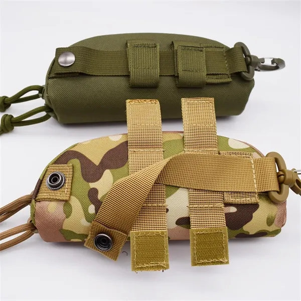 Tactical Eyeglass Case Molle Carabiner Clip Sunglasses Pouch