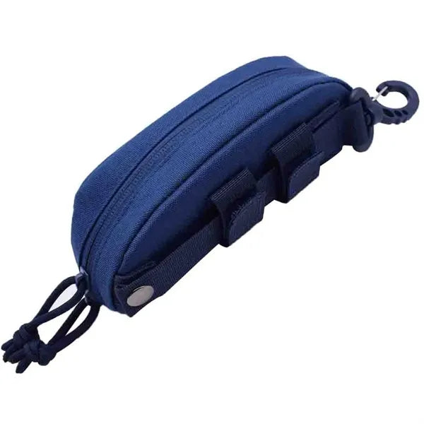 Tactical Eyeglass Case Molle Carabiner Clip Sunglasses Pouch