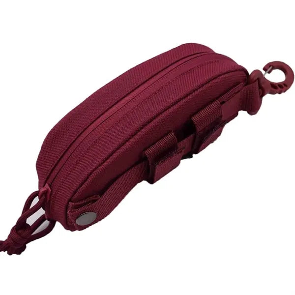 Tactical Eyeglass Case Molle Carabiner Clip Sunglasses Pouch