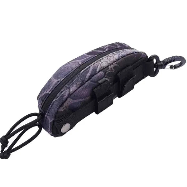 Tactical Eyeglass Case Molle Carabiner Clip Sunglasses Pouch