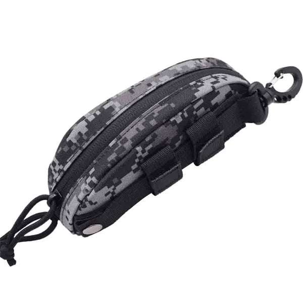 Tactical Eyeglass Case Molle Carabiner Clip Sunglasses Pouch