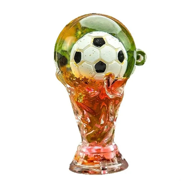 World Cup Sand Keychain-Jules Rimet Trophy Football Design