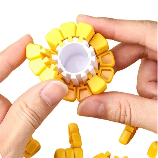 3D Corn Cob Puzzle Keychain