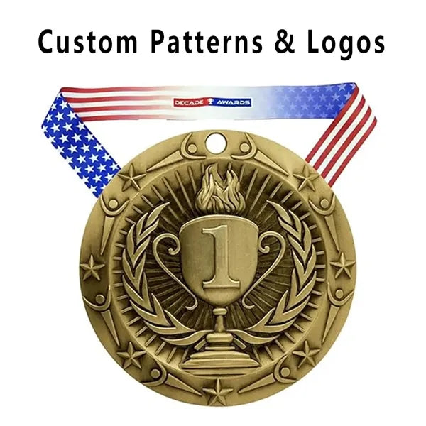 Award Medals Decade First Place