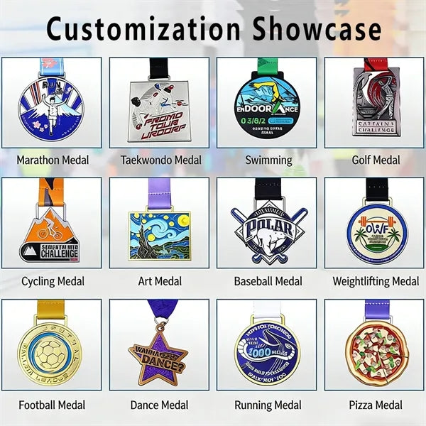 Award Medals Decade First Place