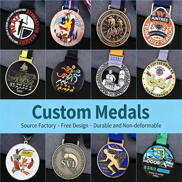 Award Medals Decade First Place