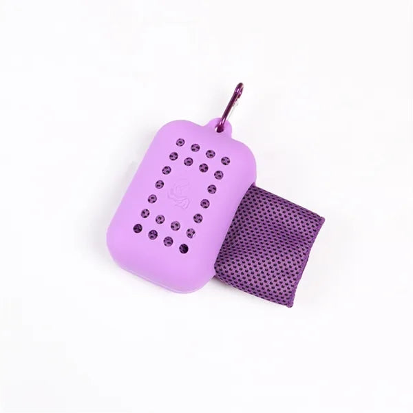Cooling Towel in Silicone Case