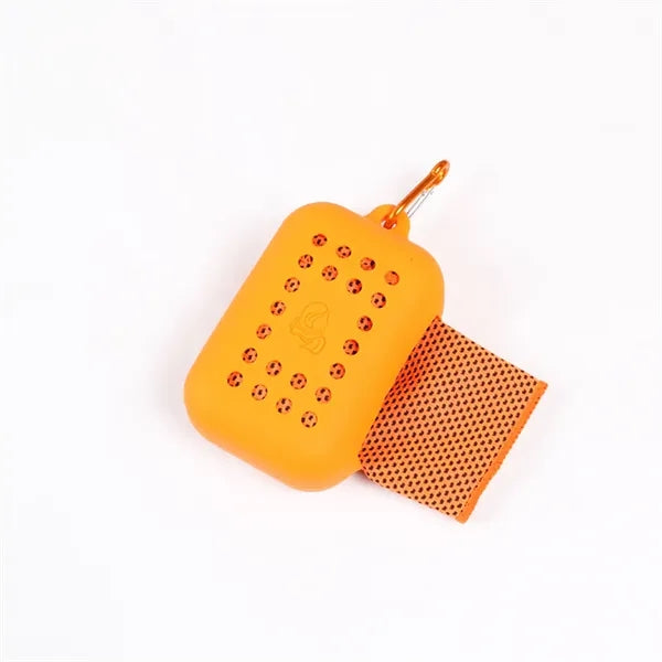 Cooling Towel in Silicone Case