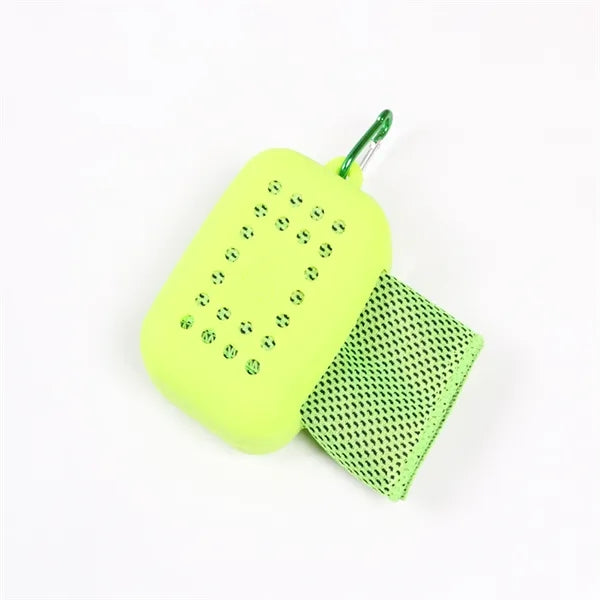 Cooling Towel in Silicone Case