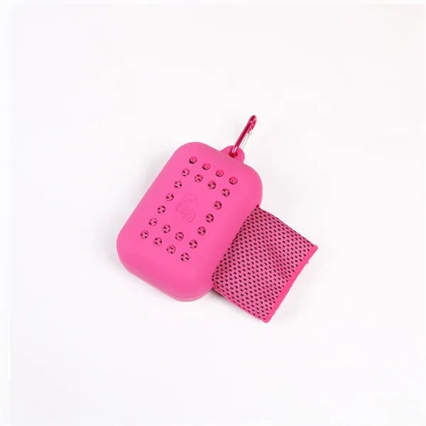 Cooling Towel in Silicone Case