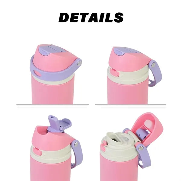 304 Stainless Steel Insulated Water Bottle W/Flip Top Lid