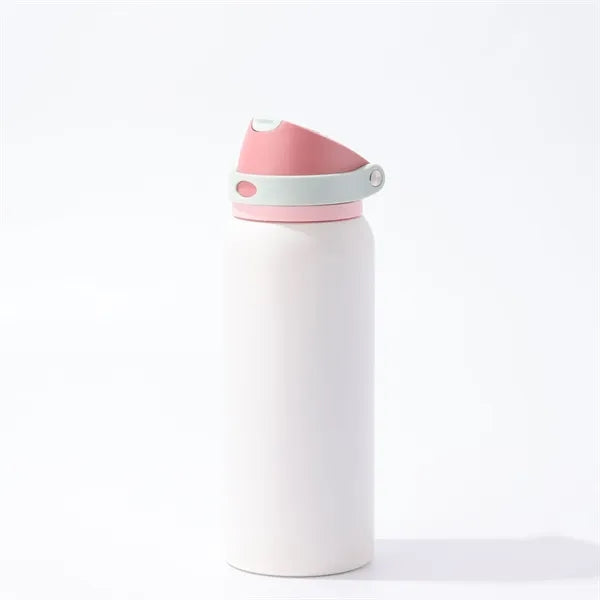 304 Stainless Steel Insulated Water Bottle W/Flip Top Lid