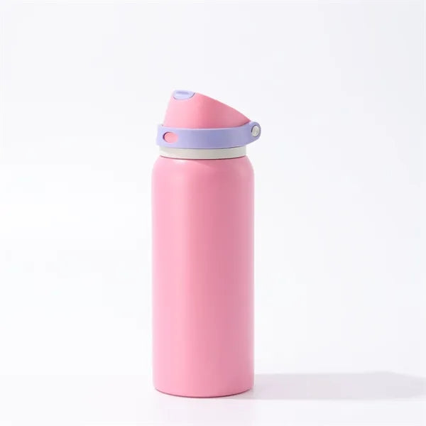 304 Stainless Steel Insulated Water Bottle W/Flip Top Lid