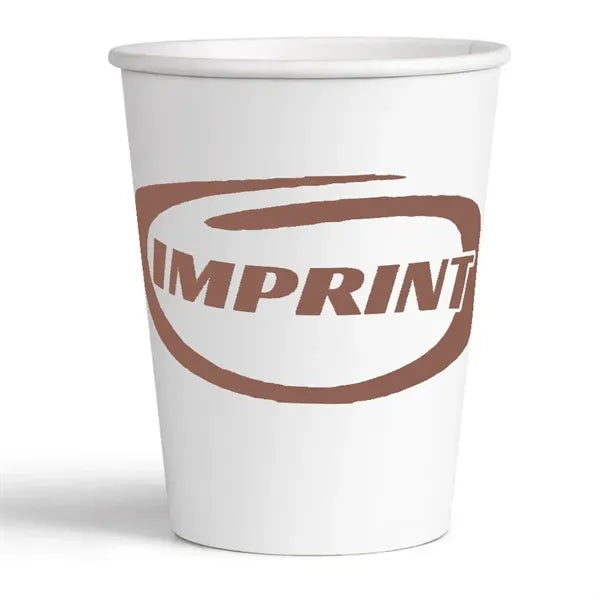 12 oz. Single Wall Paper Cup Color Logo Print