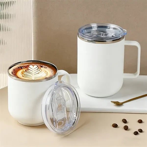 14 oz Stainless Steel Coffee Mug with Lid