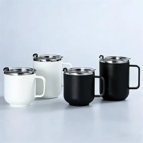 14 oz Stainless Steel Coffee Mug with Lid
