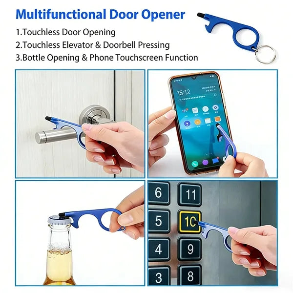 Personal Safety Alarm Keychain Set With LED Light