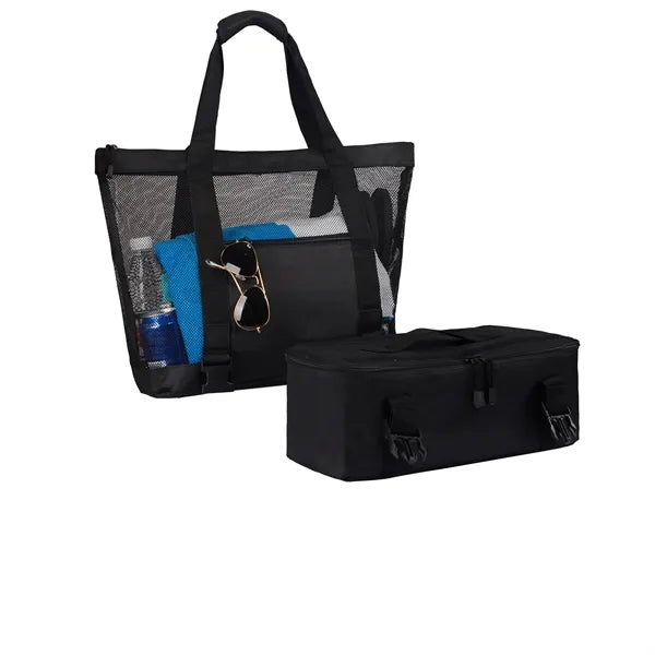 Meash Beach Tote with Insluated Cooler