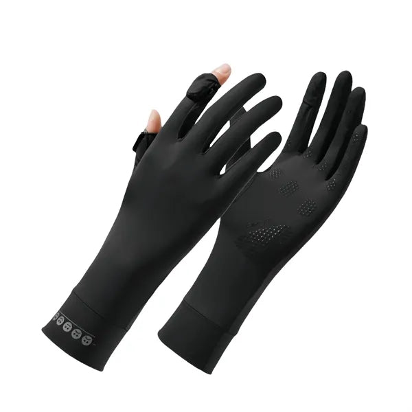 UV Protection Cooling Ice Silk Long Sleeve Sun Gloves