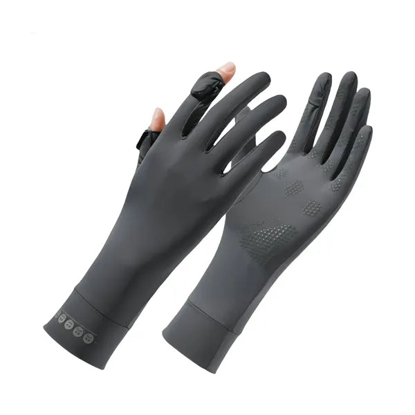 UV Protection Cooling Ice Silk Long Sleeve Sun Gloves