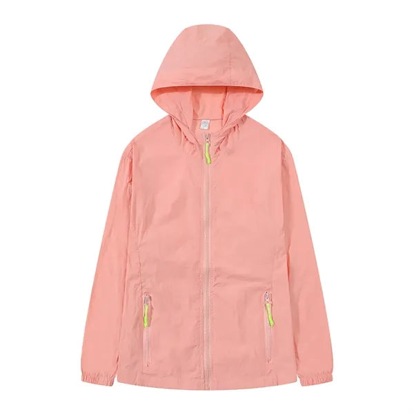 Candy-colored ultra-light outdoor sun protection jacket