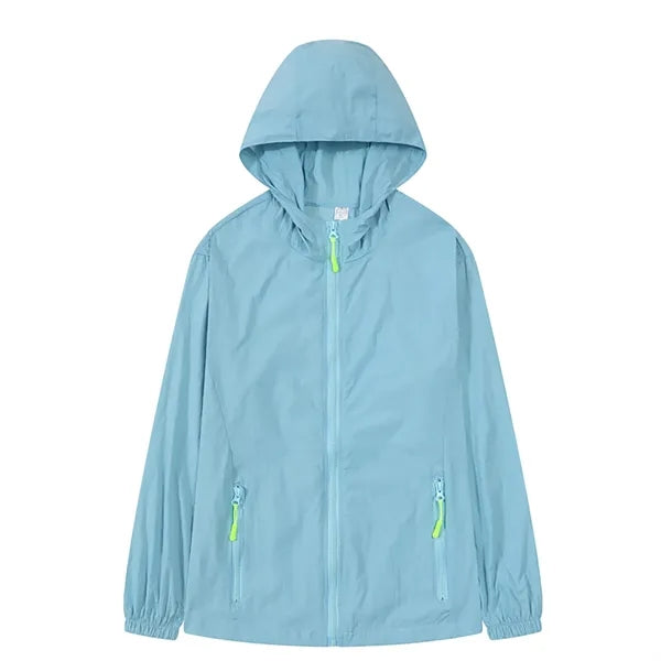 Candy-colored ultra-light outdoor sun protection jacket