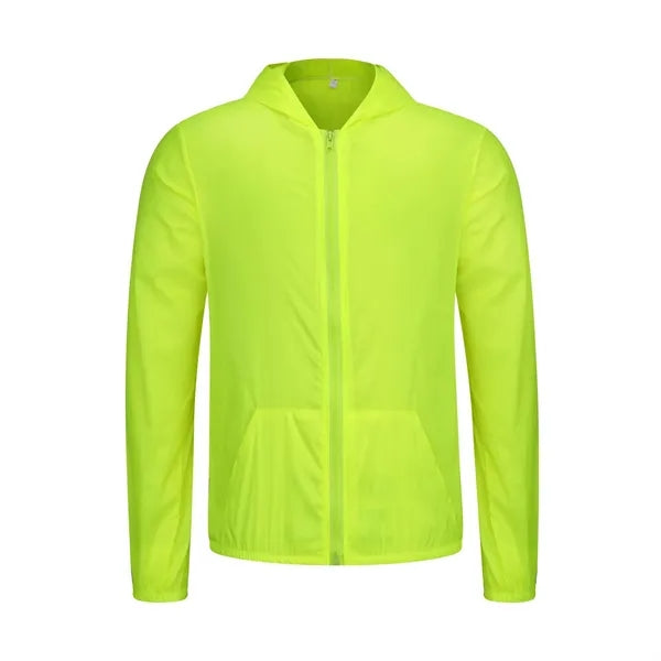 Candy-colored ultra-light outdoor sun protection jacket