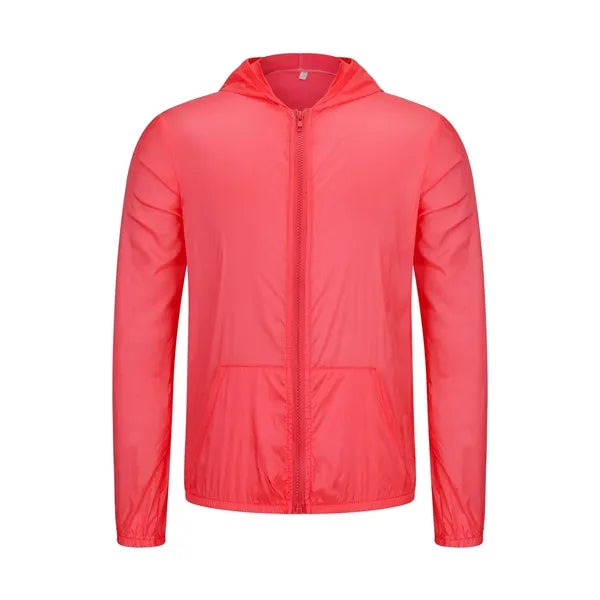 Candy-colored ultra-light outdoor sun protection jacket