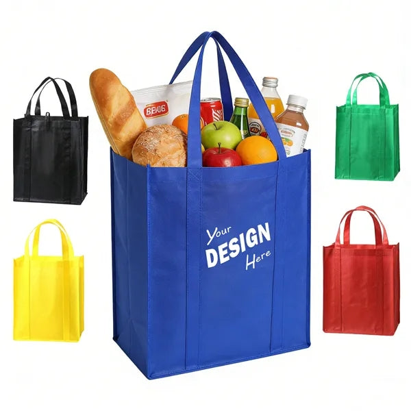 Large Non-Woven Grocery Tote Bag