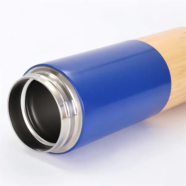Bamboo Stainless Steel Insulated Travel Mug Magnetic