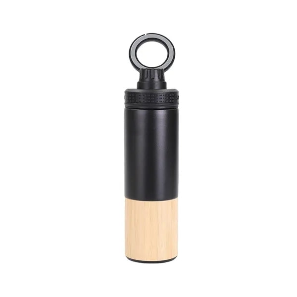 Bamboo Stainless Steel Insulated Travel Mug Magnetic