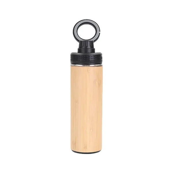 Bamboo Stainless Steel Insulated Travel Mug Magnetic