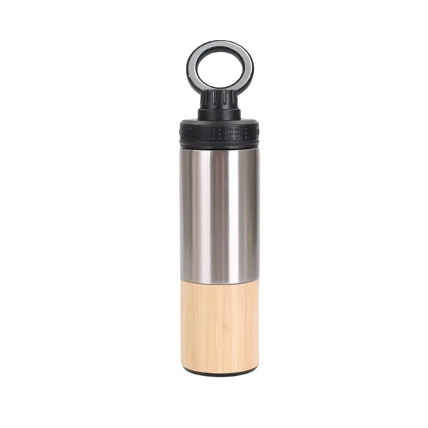 Bamboo Stainless Steel Insulated Travel Mug Magnetic