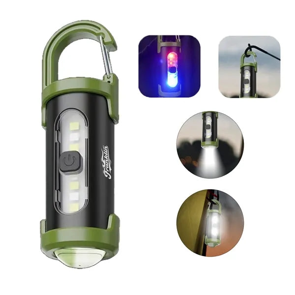 COB Keychain Work Light Multi Mode Flashlight