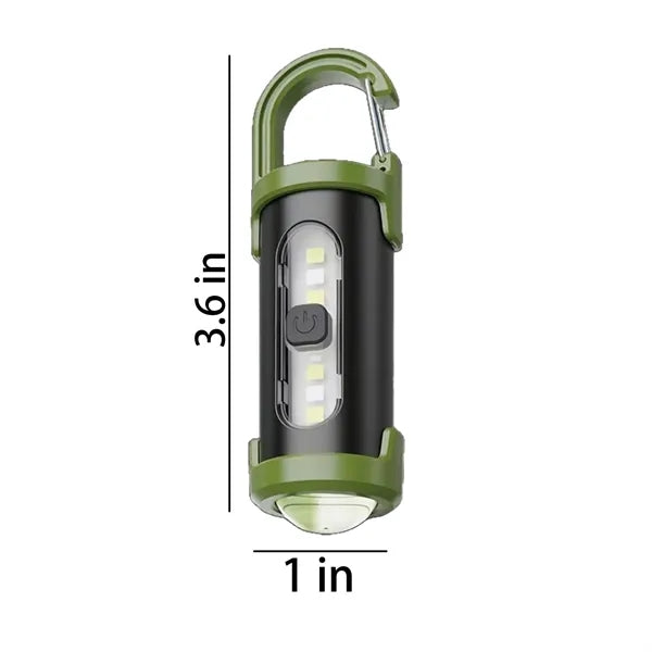 COB Keychain Work Light Multi Mode Flashlight