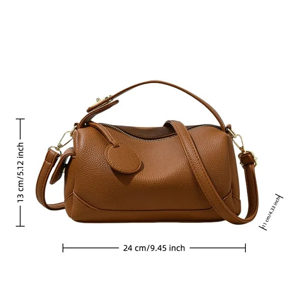 Boho Crossbody Shoulder Handbag Wide Strap Flap Purse