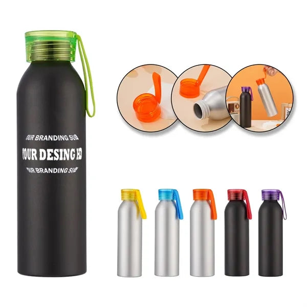 22 OZ Aluminum Sports Water Bottle