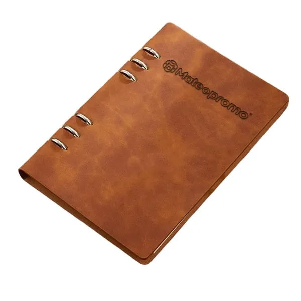 Logo Faux Leather Business Gift Notebook