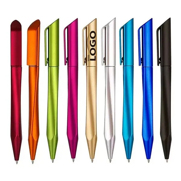 Low MOQ Creative Marketing Rotating Triangular Ballpoint Pen