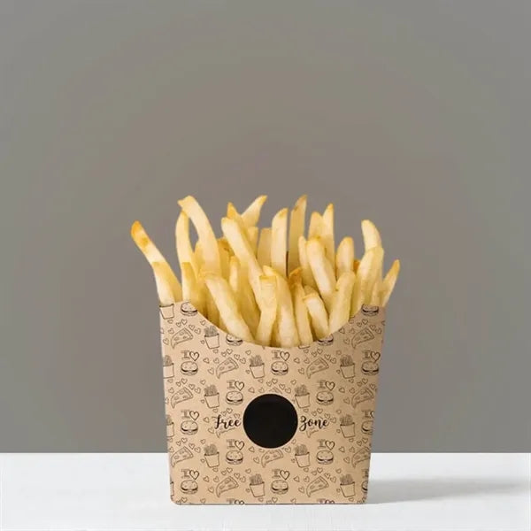 Disposable Fries Scoop Cup Box