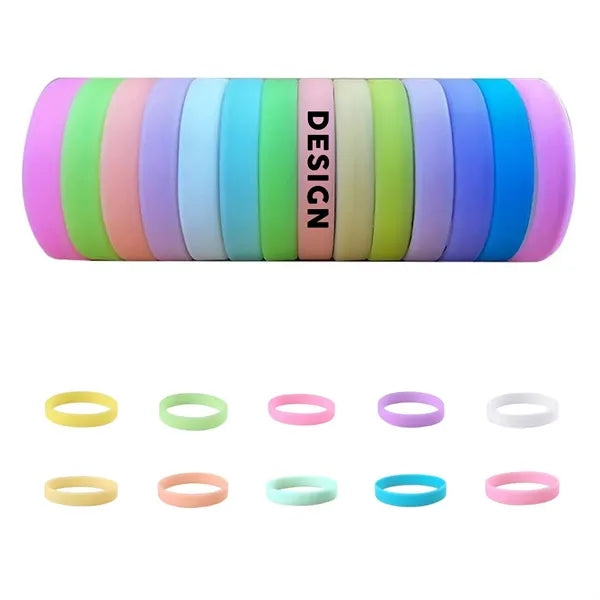 Neon Glow Silicone Bracelet