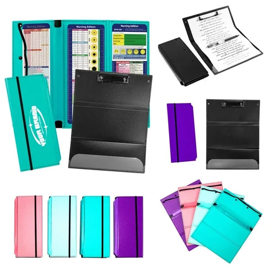 Edition Cheat Sheets Tri Fold Nursing Clipboard With Storage