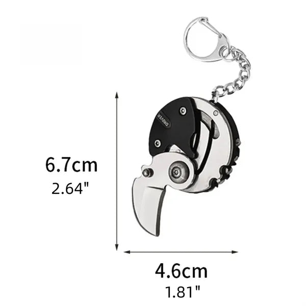 Small Pocket Knife Gift Folding Coin Keychain Tool
