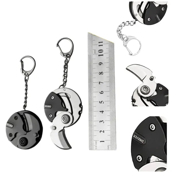 Small Pocket Knife Gift Folding Coin Keychain Tool