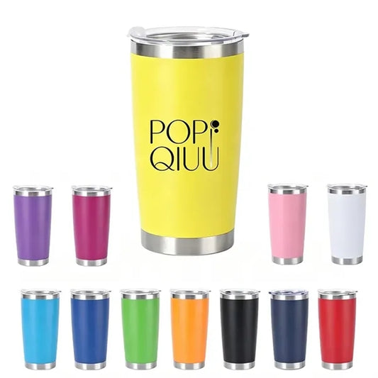 Double-Layer Vacuum Stainless Steel Car Cup - 20 oz.