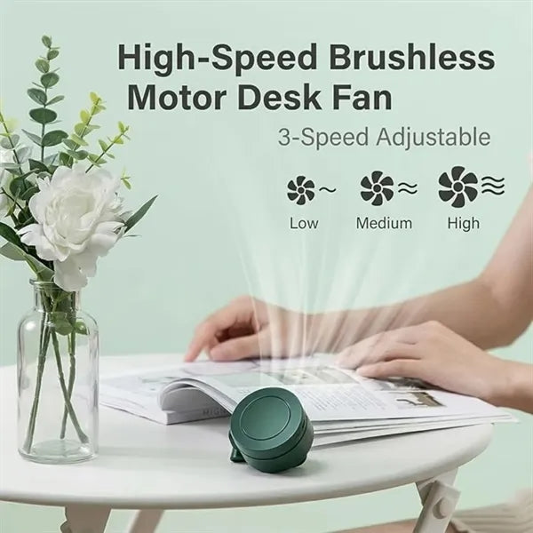 Portable Silent Mini Bladeless Fan Clip On For Outdoor