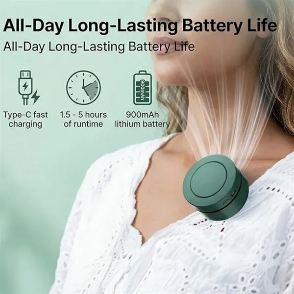 Portable Silent Mini Bladeless Fan Clip On For Outdoor